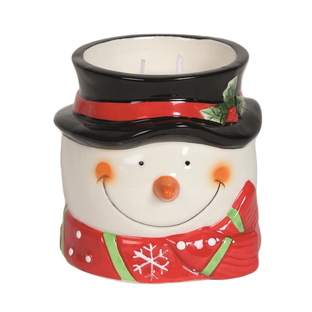 Aroma Snowman Double Wick Christmas Candle £4.79